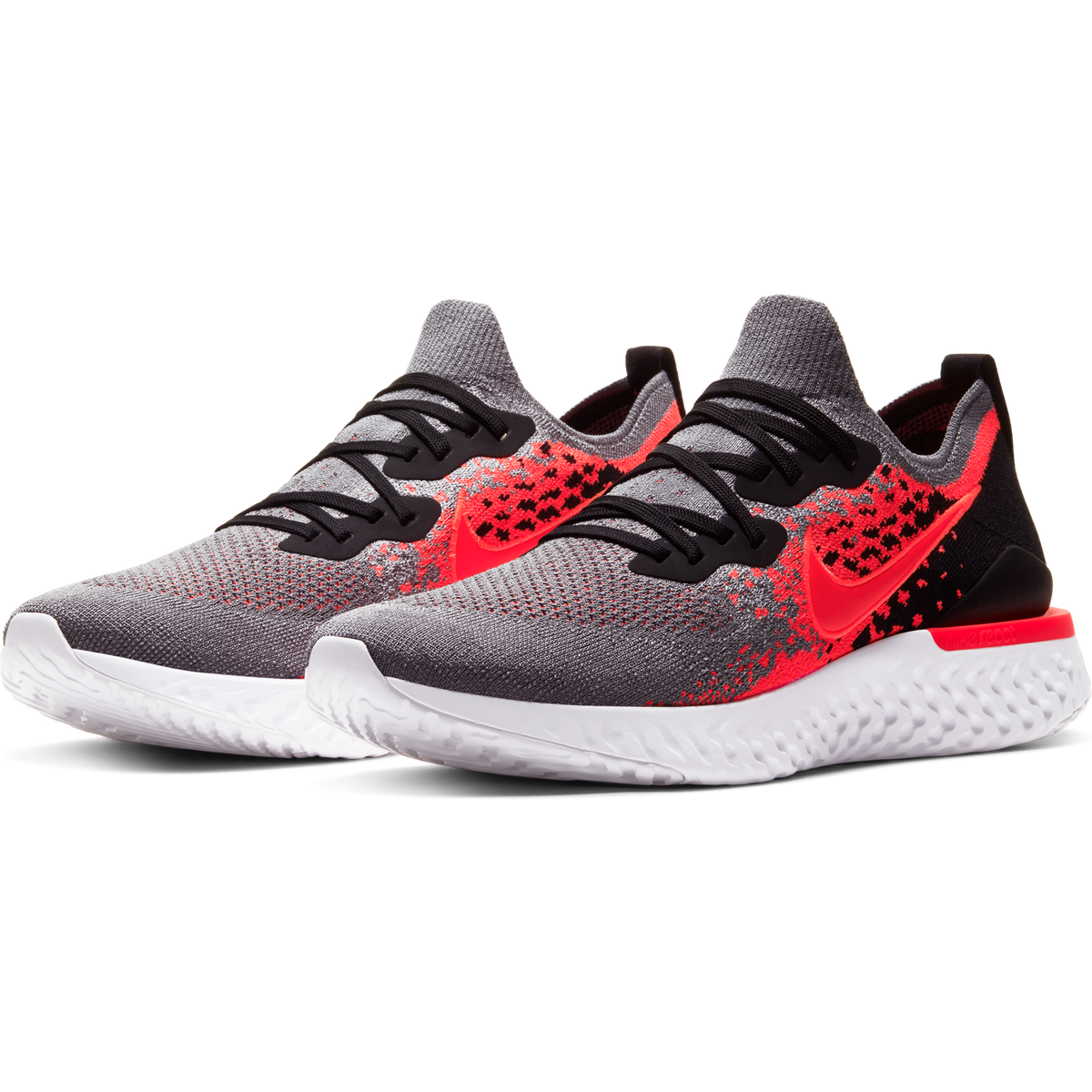 Nike epic react fk online 2 black & bright crimson