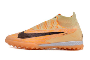 Chuteira Nike React Phantom GX Elite DF Society Laranja