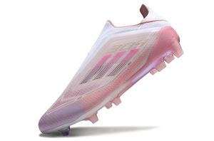 Chuteira de Campo ADIDAS F50+ Elite FG Branco/Rosa