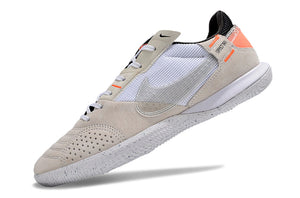 Chuteira NIKE Street Gato Futsal Branco/Laranja