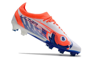 Chuteira de Campo Puma Ultra Ultimate FG Vermelho/Branco/Azul