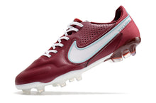 Carregar imagem no visualizador da galeria, Chuteira de Campo NIKE Tiempo Legend 9 Elite FG Vinho/Branco
