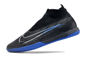 Chuteira Nike React Phantom GX Elite DF Futsal Preto/Azul