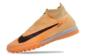 Chuteira Nike React Phantom GX Elite DF Society Laranja