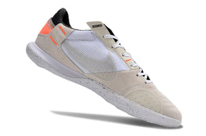 Chuteira NIKE Street Gato Futsal Branco/Laranja