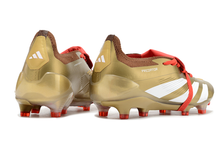 Carregar imagem no visualizador da galeria, ADIDAS Predator+ Elite FG Dourado/Vermelho/Branco
