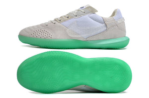 Chuteira NIKE Street Gato Futsal Cinza/Verde