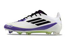 Carregar imagem no visualizador da galeria, Chuteira de Campo ADIDAS F50 Elite FG Messi Branco/Roxo
