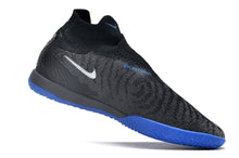 Carregar imagem no visualizador da galeria, Chuteira Nike React Phantom GX Elite DF Futsal Preto/Azul
