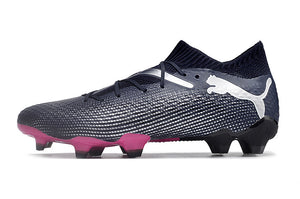 Chuteira de Campo Puma Future 7 Ultimate FG/AG Preto/Rosa