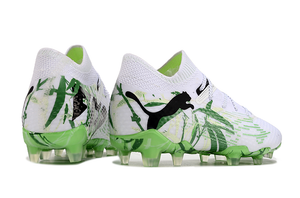 Chuteira de Campo Puma Future 7 Ultimate FG/AG Branco/Verde