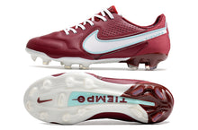 Carregar imagem no visualizador da galeria, Chuteira de Campo NIKE Tiempo Legend 9 Elite FG Vinho/Branco
