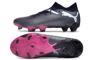 Chuteira de Campo Puma Future 7 Ultimate FG/AG Preto/Rosa