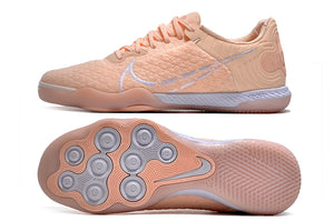 Chuteira NIKE React Gato Futsal Rosa/Branco