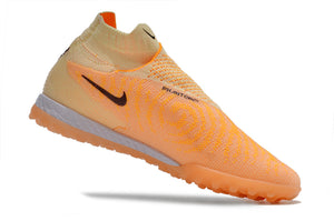 Chuteira Nike React Phantom GX Elite DF Society Laranja