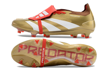 Carregar imagem no visualizador da galeria, ADIDAS Predator+ Elite FG Dourado/Vermelho/Branco
