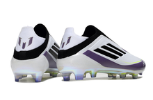 Carregar imagem no visualizador da galeria, Chuteira de Campo ADIDAS F50 Elite FG Messi Branco/Roxoe
