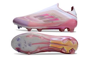 Chuteira de Campo ADIDAS F50+ Elite FG Branco/Rosa