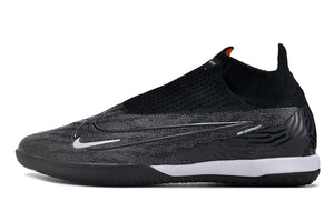 Chuteira Nike React Phantom GX Elite DF Futsal Preto/Laranja