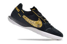 Carregar imagem no visualizador da galeria, Chuteira NIKE Street Gato Futsal Preto/Dourado
