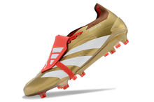 Carregar imagem no visualizador da galeria, ADIDAS Predator+ Elite FG Dourado/Vermelho/Branco
