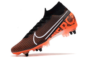 CHUTEIRA NIKE MERCURIAL SUPERFLY 7 ELITE SG PRETO/LARANJA