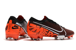 CHUTEIRA NIKE MERCURIAL VAPOR 13 FG ELITE LARANJA/PRETO/BRANCO