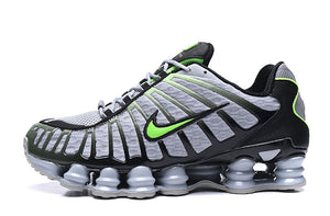 Nike Shox TL destacado com estilo de explosão de limão