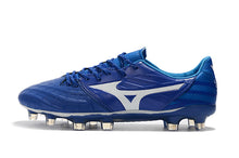 Carregar imagem no visualizador da galeria, CHUTEIRA MIZUNO REBULA V3 FG AZUL/BRANCO
