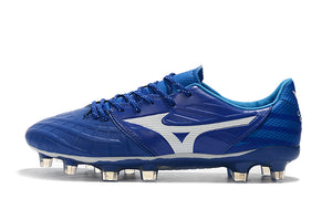 CHUTEIRA MIZUNO REBULA V3 FG AZUL/BRANCO