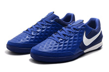 Carregar imagem no visualizador da galeria, CHUTEIRA NIKE TIEMPO LEGEND 8 IC AZUL/BRANCO
