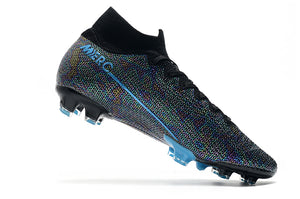 CHUTEIRA NIKE MERCURIAL SUPERFLY 7 FG ELITE AZUL/PRETO