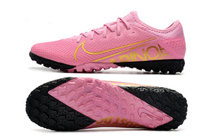 CHUTEIRA NIKE MERCURIAL VAPOR 13 TF ROSA/DOURADO