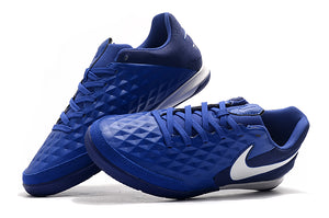 CHUTEIRA NIKE TIEMPO LEGEND 8 IC AZUL/BRANCO