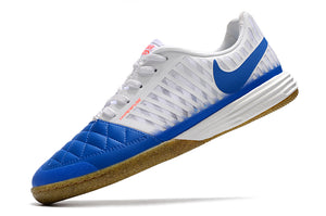 Chuteira NIKE Lunar Gato II Futsal Branco/Azul