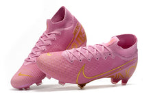 Carregar imagem no visualizador da galeria, CHUTEIRA NIKE MERCURIAL SUPERFLY 7 FG ELITE ROSA/DOURADO
