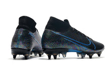 Carregar imagem no visualizador da galeria, CHUTEIRA NIKE MERCURIAL TRAVA MISTA  13 SG ELITE AZUL/PRETO
