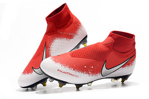 CHUTEIRA NIKE PHANTOM VISION ELITE DYNAMIC FIT SG "EUPHORIA MODE VERMELHA"