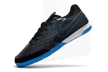 Carregar imagem no visualizador da galeria, CHUTEIRA NIKE TIEMPO LEGEND 8 IC &quot;NEW LIGHTS&quot; AZUL/PRETO/BRANCO/CINZA
