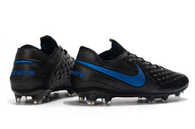 Carregar imagem no visualizador da galeria, CHUTEIRA NIKE TIEMPO LEGEND 8 ELITE FG &quot;NEW LIGHTS&quot; PRETO/AZUL
