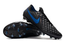 Carregar imagem no visualizador da galeria, CHUTEIRA NIKE TIEMPO LEGEND 8 ELITE FG &quot;NEW LIGHTS&quot; PRETO/AZUL
