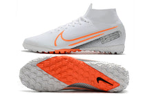 Carregar imagem no visualizador da galeria, CHUTEIRA NIKE MERCURIAL SUPERFLY 7 ELITE TF BRANCO/LARANJA
