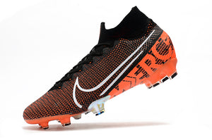 CHUTEIRA NIKE MERCURIAL SUPERFLY 13 FG ELITE LARANJA/PRETO/BRANCO