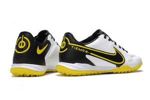 NIKE Tiempo Legend 9 Pro Society Preto Branco Amarelo