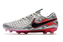 Carregar imagem no visualizador da galeria, CHUTEIRA NIKE TIEMPO LEGEND 8 ELITE FG PRATA/ROSA
