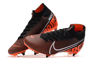 CHUTEIRA NIKE MERCURIAL SUPERFLY 7 ELITE SG PRETO/LARANJA