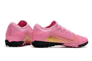 CHUTEIRA NIKE MERCURIAL VAPOR 13 TF ROSA/DOURADO