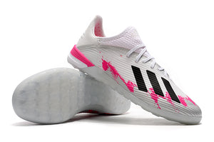 CHUTEIRA ADIDAS X 19.1 TF ''PRATA/ROSA"