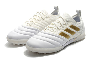 CHUTEIRA ADIDAS COPA 19.1 ELITE TF DOURADO/BRANCO