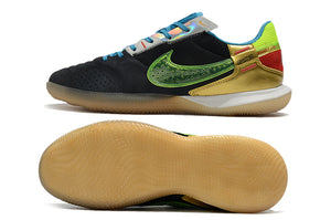 NIKE Street Gato Futsal Preto Amarelo